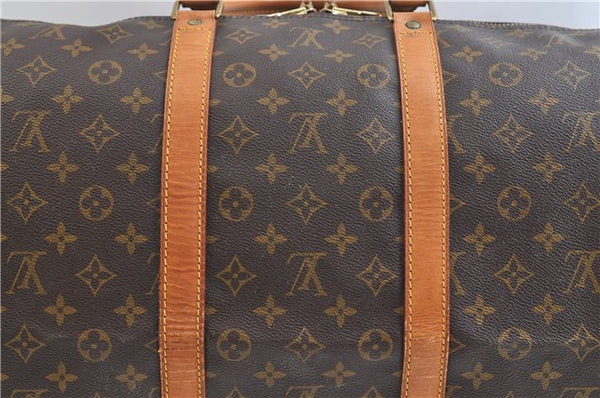 Authentic Louis Vuitton Monogram Keepall 55 Travel Boston Bag M41424 LV 0070F