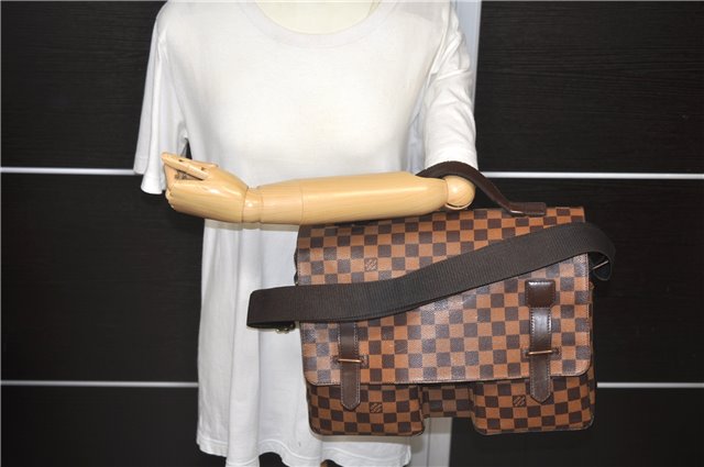 Auth Louis Vuitton Damier Broadway 2Way Shoulder Cross Hand Bag N42270 LV 0073D