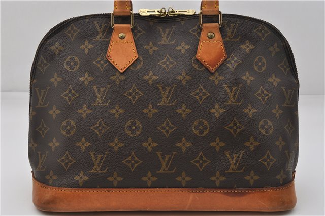 Authentic Louis Vuitton Monogram Alma Hand Bag Purse M51130 LV 0074F