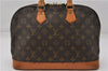 Authentic Louis Vuitton Monogram Alma Hand Bag Purse M51130 LV 0074F