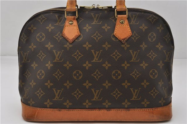 Authentic Louis Vuitton Monogram Alma Hand Bag Purse M51130 LV 0074F