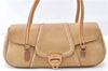 Authentic GUCCI Vintage Shoulder Hand Bag Leather 124226 Beige 0074G