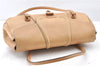 Authentic GUCCI Vintage Shoulder Hand Bag Leather 124226 Beige 0074G