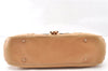 Authentic GUCCI Vintage Shoulder Hand Bag Leather 124226 Beige 0074G