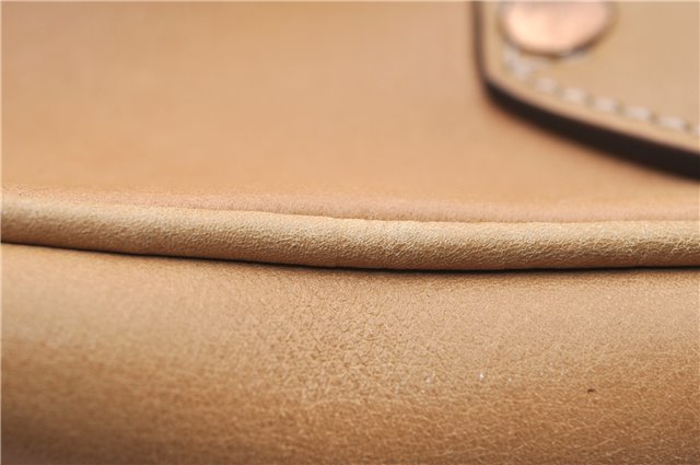 Authentic GUCCI Vintage Shoulder Hand Bag Leather 124226 Beige 0074G