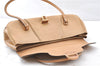 Authentic GUCCI Vintage Shoulder Hand Bag Leather 124226 Beige 0074G