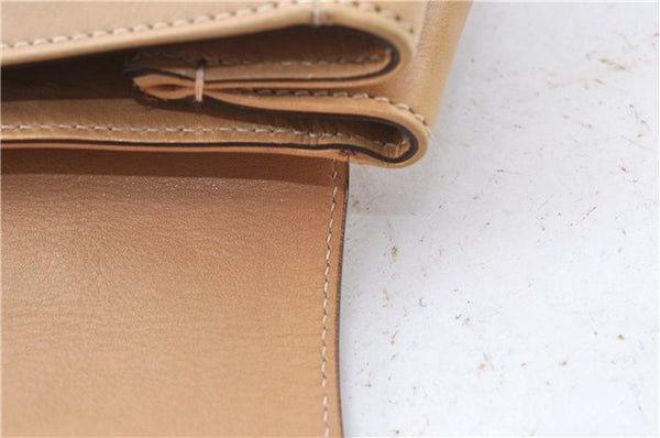 Authentic GUCCI Vintage Shoulder Hand Bag Leather 124226 Beige 0074G