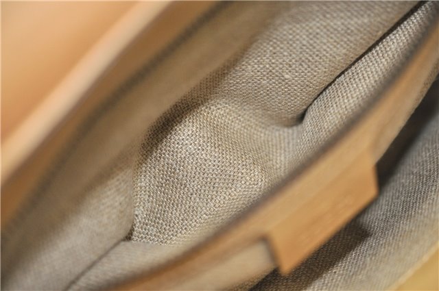 Authentic GUCCI Vintage Shoulder Hand Bag Leather 124226 Beige 0074G