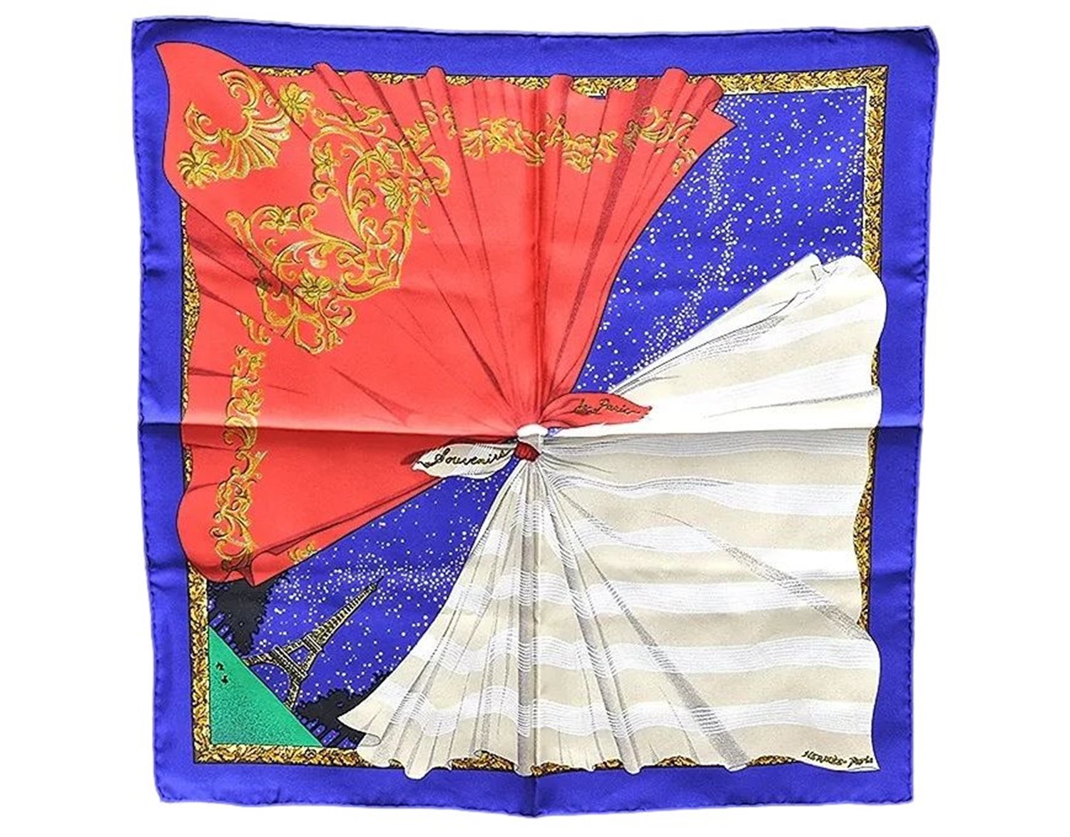 HERMES Petit Carre 40 Scarf Handkerchief 