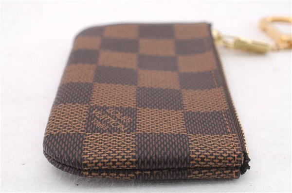 Authentic Louis Vuitton Damier Pochette Cles Coin Purse Case N62658 LV 0077F