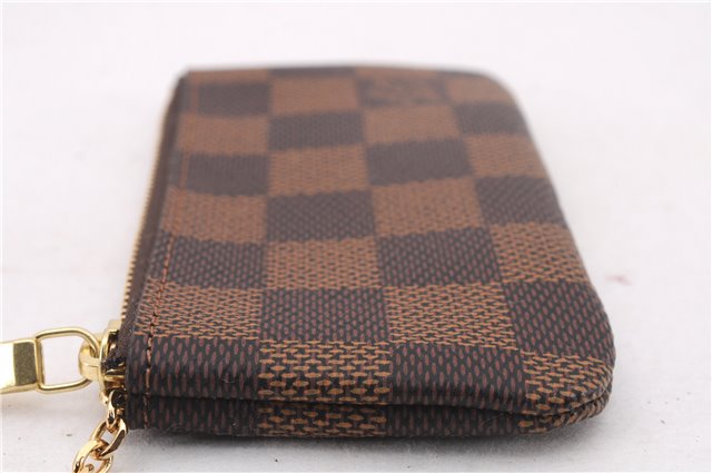 Authentic Louis Vuitton Damier Pochette Cles Coin Purse Case N62658 LV 0077F