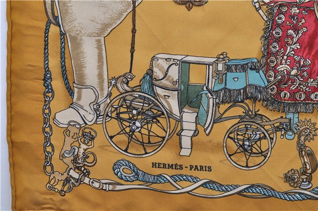 Authentic HERMES Petit Carre 40 Scarf Handkerchief 