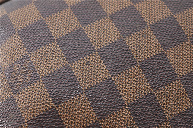 Authentic Louis Vuitton Damier Trousse Toilette Clutch Hand Bag N47623 LV 0081B