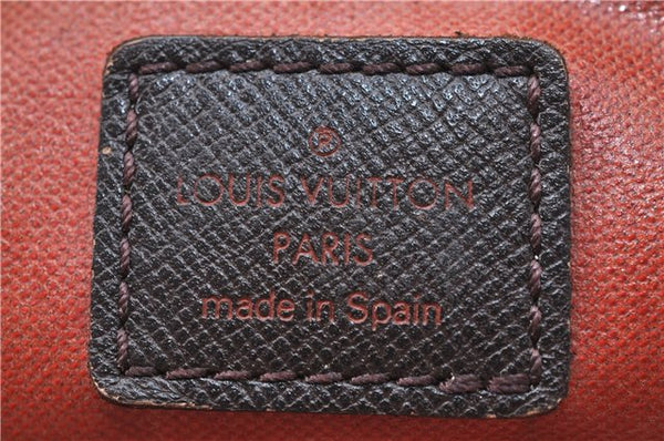 Authentic Louis Vuitton Damier Trousse Toilette Clutch Hand Bag N47623 LV 0081B