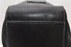 Authentic GUCCI Shoulder Hand Bag Purse Suede Leather 0013770 Black 0081D