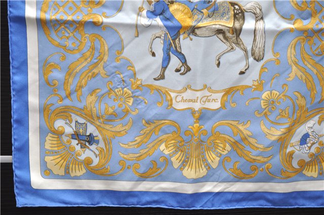 Authentic HERMES Petit Carre 40 Scarf Handkerchief 