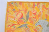 Authentic HERMES Petit Carre 40 Scarf Handkerchief Horse Motif Silk Yellow 0082E