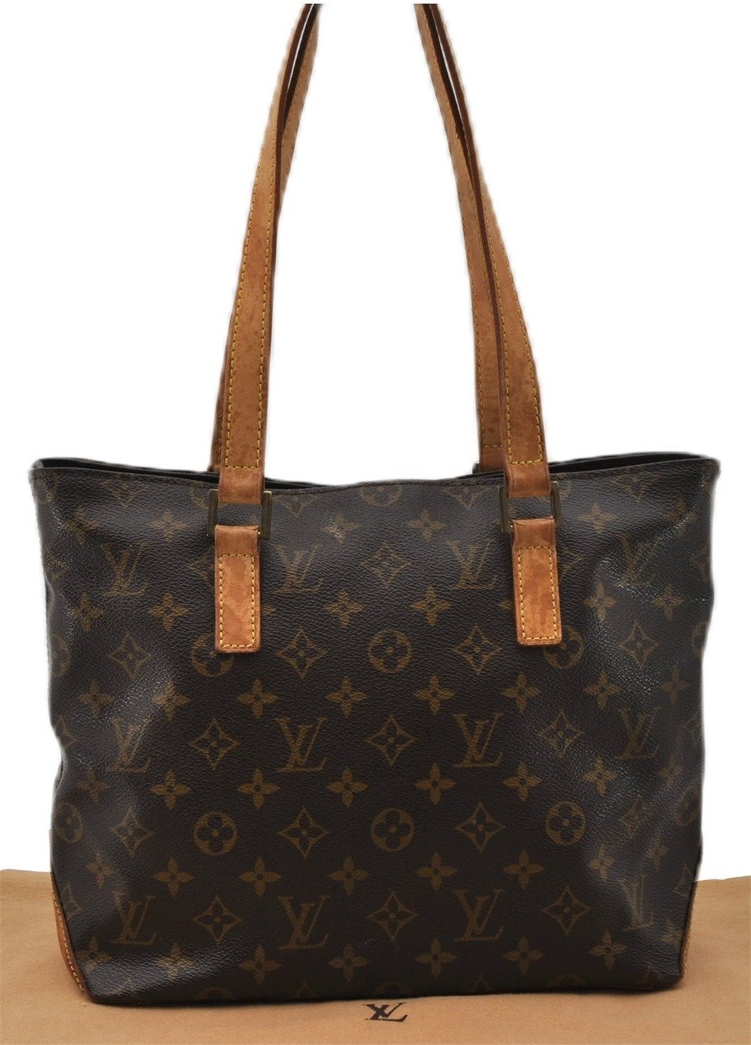 Authentic Louis Vuitton Monogram Cabas Piano Shoulder Tote Bag M51148 LV 0086F