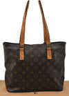 Authentic Louis Vuitton Monogram Cabas Piano Shoulder Tote Bag M51148 LV 0086F