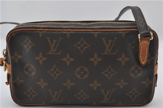 Auth Louis Vuitton Monogram Marly Bandouliere Shoulder Cross Bag M51828 LV 0087F