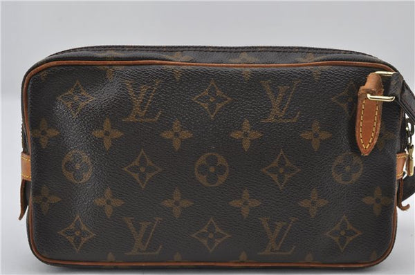 Auth Louis Vuitton Monogram Marly Bandouliere Shoulder Cross Bag M51828 LV 0087F