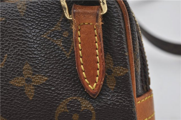 Auth Louis Vuitton Monogram Marly Bandouliere Shoulder Cross Bag M51828 LV 0087F