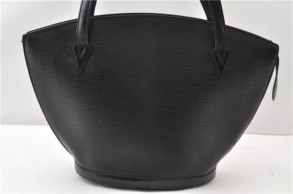 Auth Louis Vuitton Epi Saint Jacques Shopping Shoulder Bag Black M52262 LV 0087G