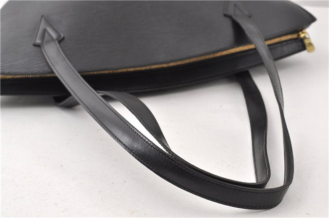 Auth Louis Vuitton Epi Saint Jacques Shopping Shoulder Bag Black M52262 LV 0087G