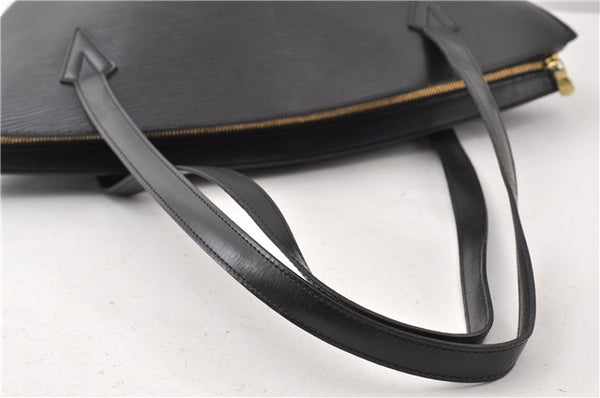 Auth Louis Vuitton Epi Saint Jacques Shopping Shoulder Bag Black M52262 LV 0087G
