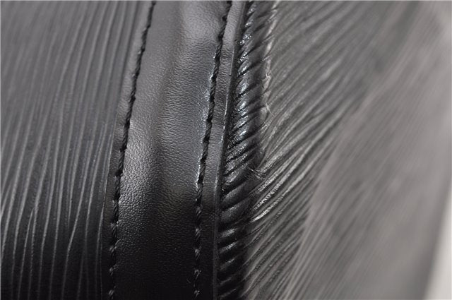 Auth Louis Vuitton Epi Saint Jacques Shopping Shoulder Bag Black M52262 LV 0087G