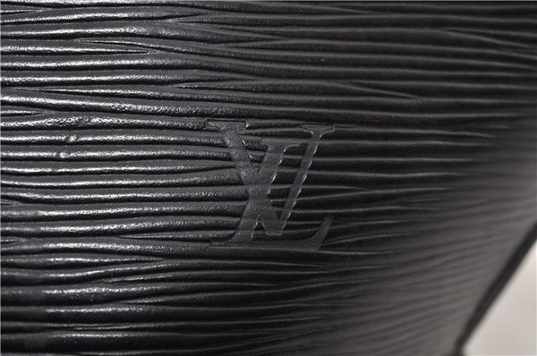 Auth Louis Vuitton Epi Saint Jacques Shopping Shoulder Bag Black M52262 LV 0087G