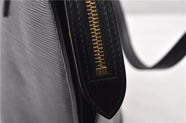 Auth Louis Vuitton Epi Saint Jacques Shopping Shoulder Bag Black M52262 LV 0087G