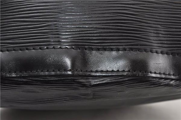 Auth Louis Vuitton Epi Saint Jacques Shopping Shoulder Bag Black M52262 LV 0087G