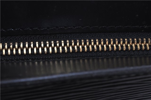 Auth Louis Vuitton Epi Saint Jacques Shopping Shoulder Bag Black M52262 LV 0087G