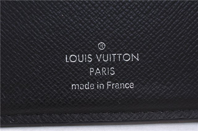 Auth Louis Vuitton Damier Graphite Portefeuille Amerigo Wallet N60053 Box 0089E