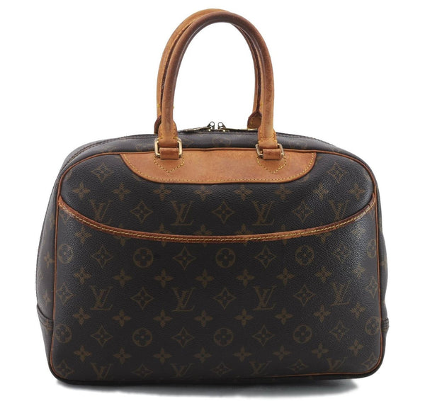 Authentic Louis Vuitton Monogram Deauville Hand Bag Purse M47270 LV 0090D