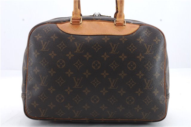 Authentic Louis Vuitton Monogram Deauville Hand Bag Purse M47270 LV 0090D