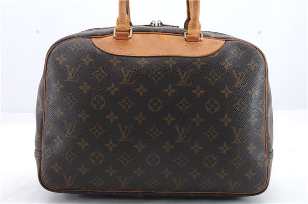 Authentic Louis Vuitton Monogram Deauville Hand Bag Purse M47270 LV 0090D