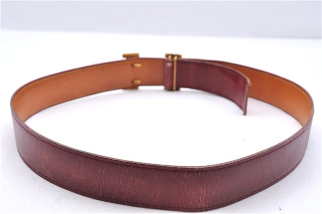 Authentic HERMES Reversible Ladies Leather Belt 75cm 29.5