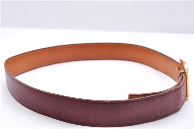 Authentic HERMES Reversible Ladies Leather Belt 75cm 29.5