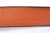 Authentic HERMES Reversible Ladies Leather Belt 75cm 29.5" Red Brown 0090E