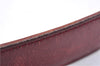 Authentic HERMES Reversible Ladies Leather Belt 75cm 29.5" Red Brown 0090E