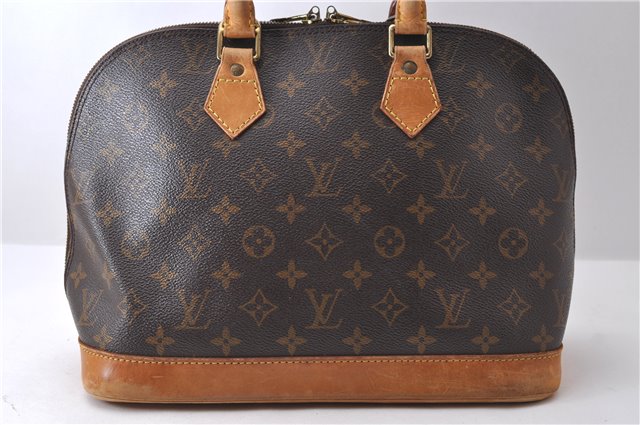 Authentic Louis Vuitton Monogram Alma Hand Bag Purse M51130 LV 0091D