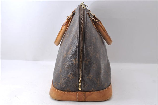 Authentic Louis Vuitton Monogram Alma Hand Bag Purse M51130 LV 0091D