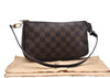 Authentic Louis Vuitton Damier Pochette Accessoires Pouch Purse N51985 LV 0092E