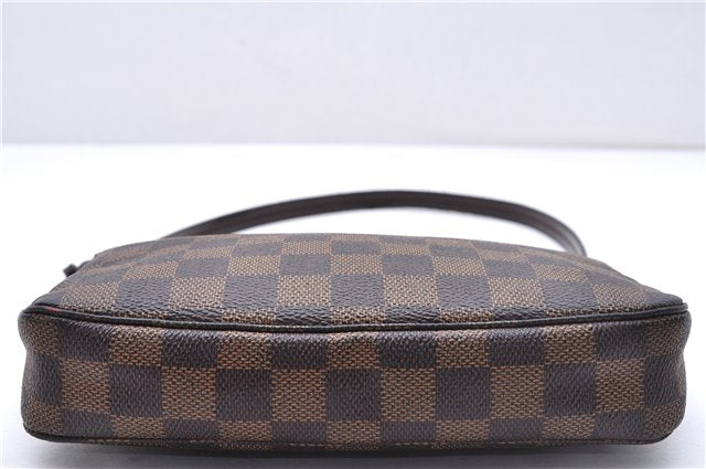 Authentic Louis Vuitton Damier Pochette Accessoires Pouch Purse N51985 LV 0092E