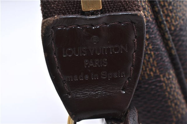 Authentic Louis Vuitton Damier Pochette Accessoires Pouch Purse N51985 LV 0092E