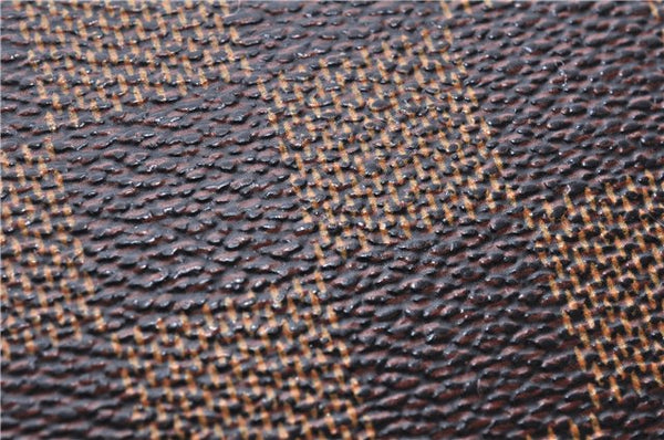 Authentic Louis Vuitton Damier Pochette Accessoires Pouch Purse N51985 LV 0092E