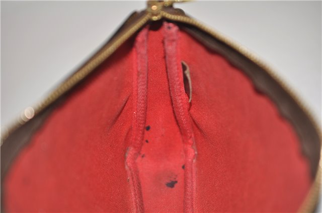Authentic Louis Vuitton Damier Pochette Accessoires Pouch Purse N51985 LV 0092E