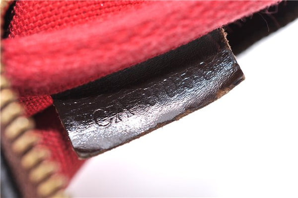 Authentic Louis Vuitton Damier Pochette Accessoires Pouch Purse N51985 LV 0092E